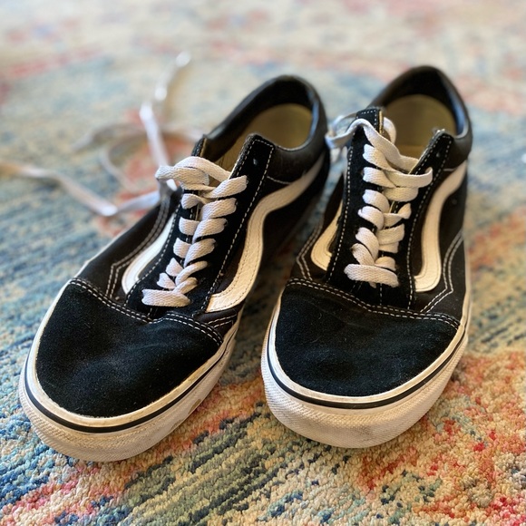 black vans womens size 8